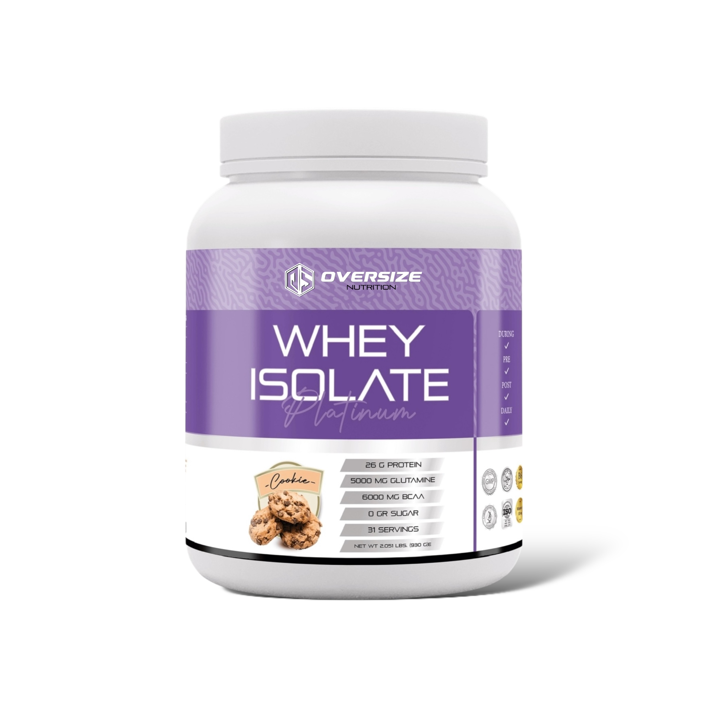 Whey Isolate Platinum Kurabiye 930g 31 Servis
